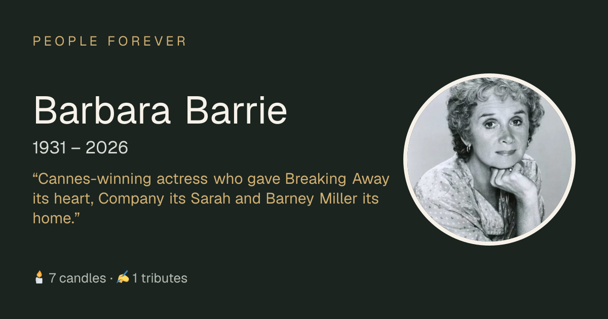 Barbara Barrie (1931–2026): life, family and tributes