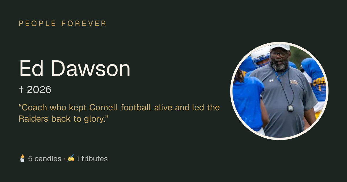 Ed Dawson († 2026): life, family and tributes