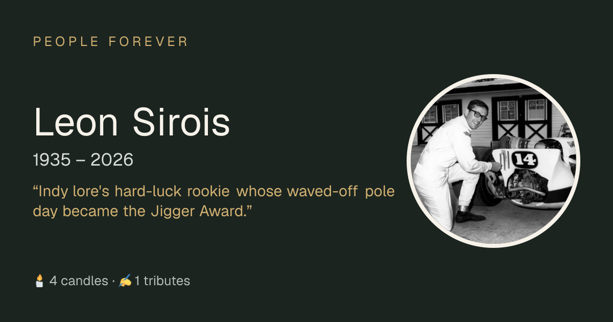 Leon Sirois (1935–2026): life, family and tributes