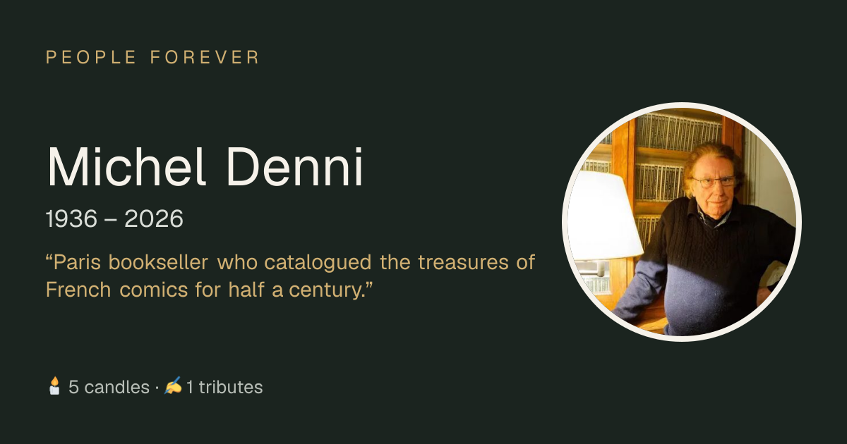 Michel Denni (1936–2026): life, family and tributes