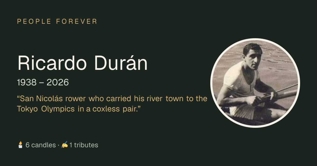Ricardo Durán (1938–2026): life, family and tributes